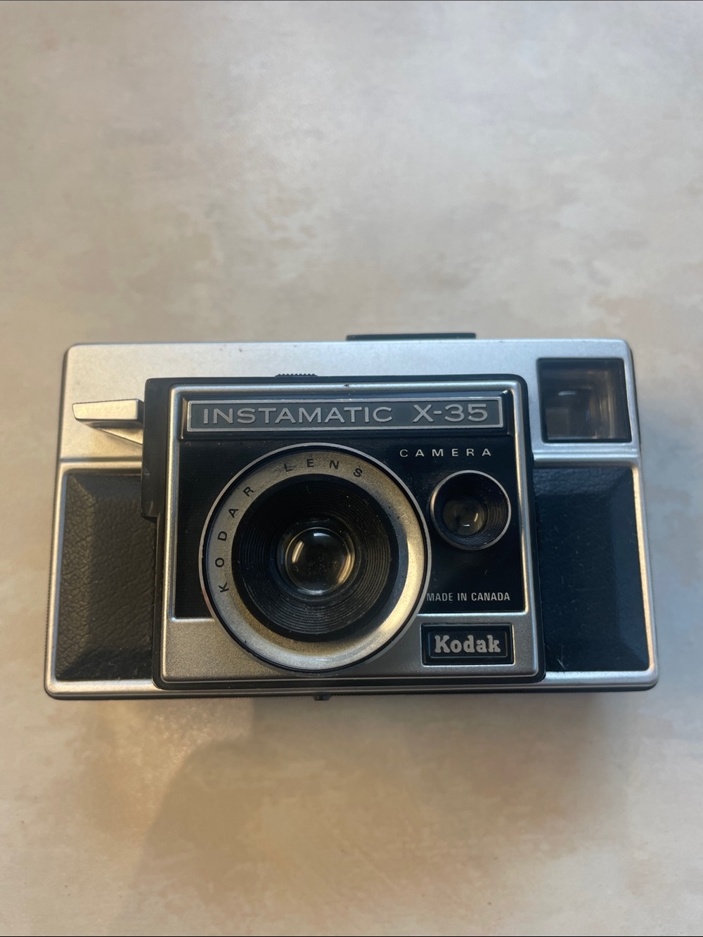Vintage 1970's Kodak Instamatic X-35 Film Camera - Untested
